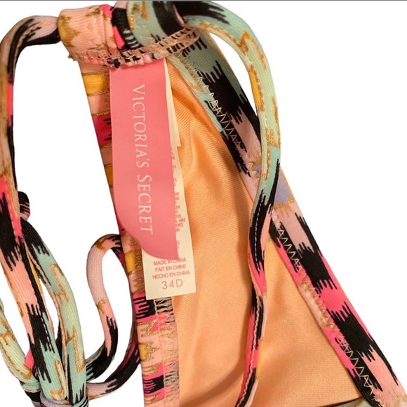 Victoria Secret swim suit bikini top 34D bottom M new without tags - Picture 6 of 7